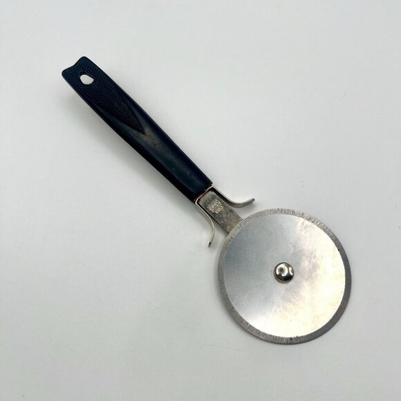Vintage EKCO USA Pizza Cutter Stainless Steel Wheel Pastry Dough Slicer 8” - Picture 1 of 7